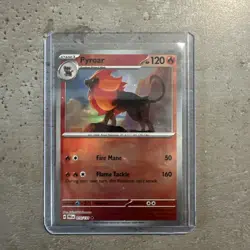 Pokemon Pyroar Masterball Prismatic Evolutions Reverse Holo Card 016/131 - Image 1