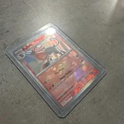 Pokemon Pyroar Masterball Prismatic Evolutions Reverse Holo Card 016/131 - Image 3
