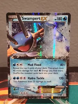 Swampert EX XY55 Black Star Promo Pokemon Card See Description - Image 1