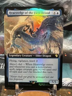 MTG | Hraesvelgr of the First Brood (Extended Art) [FINAL FANTASY] ✨FOIL✨ - Image 1