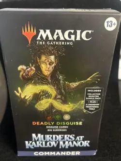 Magic The Gathering Deck Commander MURDERS AT THE KARLOV MANOR DEADLY DISGUISE - Image 1