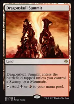 MTG Dragonskull Summit, Archenemy: Nicol Bolas, Heavily Played, English - Image 1