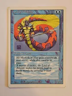 Magic: The Gathering MTG Revised Edition Lord of Atlantis - Image 1