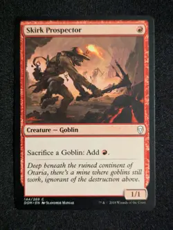 Skirk Prospector Magic the Gathering Dominaria Creature Goblin Common - Image 1
