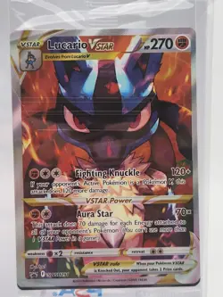 Pokemon TCG Lucario VSTAR SWSH291 Crown Zenith Promo Factory SEALED - Image 2