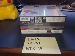 New Factory Sealed Pokemon TCG Scarlet & Violet 151 ETB Elite Trainer Box A - Image 2