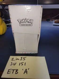 New Factory Sealed Pokemon TCG Scarlet & Violet 151 ETB Elite Trainer Box A - Image 5