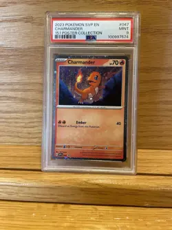 2023 Pokemon Charmander 151 Poster Collection Promo #047 PSA 9 - Image 1