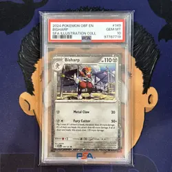 💎PSA 10 GEM MINT 2024 Pokemon Shrouded Fable Illustration BISHARP #149 Promo - Image 2