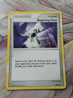 Pokemon TCG Beginning Door Arceus 82/99 Regular LP. - Image 1
