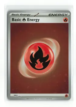 FIRE ENERGY SVE 002 COSMOS HOLO POKEMON TCG NM-LP - Image 1
