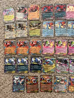 40 Pokemon TCG English Bulk EX Holo Lot Include Mega Lucario, Venusaur & Others - Image 2