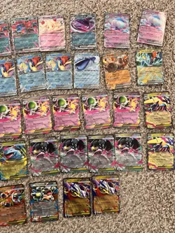 40 Pokemon TCG English Bulk EX Holo Lot Include Mega Lucario, Venusaur & Others - Image 3