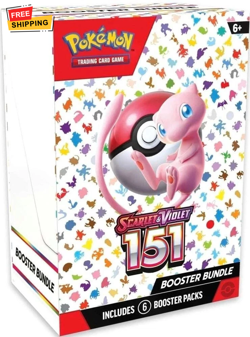 Pokemon TCG Scarlet & Violet 151 Booster Bundle - 6 Sealed Packs Brand New - Image 1