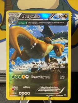 Pokemon TCG Dragonite (52 Delta) 52/108 Roaring Skies Full Art Reverse Holo 2015 - Image 1