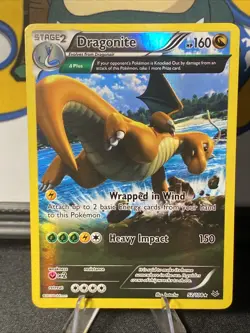 Pokemon TCG Dragonite (52 Delta) 52/108 Roaring Skies Full Art Reverse Holo 2015 - Image 3