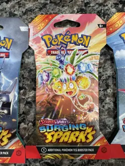 Pokemon TCG Surging Sparks Sleeved Booster Packs 30 PACKS TOTAL LOT OF 30 - Image 5