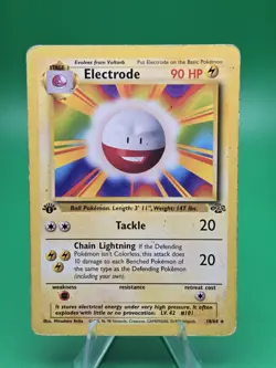 Electrode 18/64 Jungle Regular Pokemon 1999 - Image 1