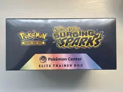 Pokemon Surging Sparks ETB Pokemon Center Exclusive SEALED Elite Trainer Box - Image 5