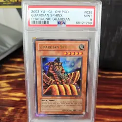 2003 GUARDIAN SPHINX PGD-025 Ultra Rare 1st Edition HOLO PSA 9 MINT YU-GI-OH - Image 1