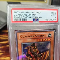 2003 GUARDIAN SPHINX PGD-025 Ultra Rare 1st Edition HOLO PSA 9 MINT YU-GI-OH - Image 2