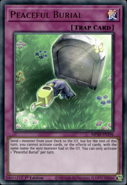 Peaceful Burial - Ultra Rare 1st Edition MP20-EN196 - LP - YuGiOh - Image 1