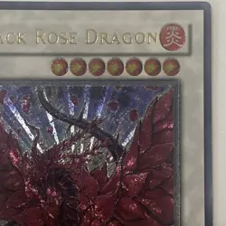 Yugioh Black Rose Dragon Ultimate Rare Lp Light Foil Shift - Image 2