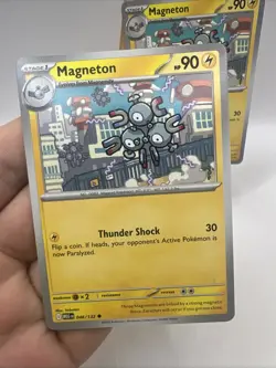 Magneton 046/132 Non Holo Mega Evolution Common Pokemon 2025 TCG Card NM - Image 4