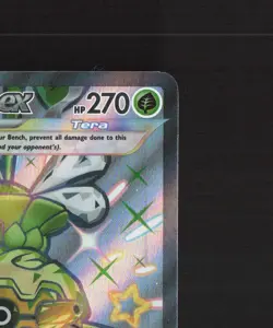 Forretress ex 212/091 Paldean Fates Full Art Shiny Holo Rare Pokemon Card NM - Image 4