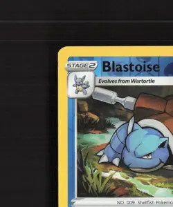 Blastoise 017/078 Pokemon GO Reverse Holo Rare Pokemon Card LP - Image 3