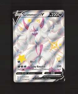 Grimmsnarl V SV116/SV122 Shining Fates Full Art Shiny Holo Rare Pokemon Card NM - Image 1