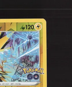 Zapdos 029/078 Pokemon GO Reverse Holo Rare Pokemon Card LP - Image 4