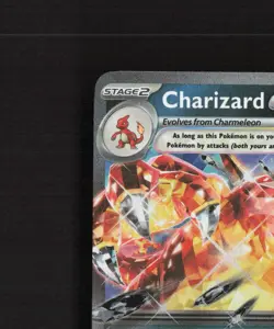 Charizard ex 054/091 Paldean Fates Ultra Rare Holo Pokemon Card LP+ - Image 3