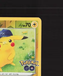 Pikachu 028/078 Pokemon GO Reverse Holo Rare Pokemon Card LP - Image 4