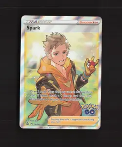 Spark SWSH226 Sword & Shield Full Art Black Star Promo Holo Pokemon Card NM - Image 1