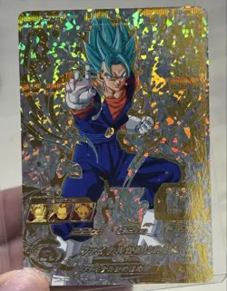 Dragon Ball Heroes Vegito Parallel Card with Golden Cooler Rare Mint - Image 1