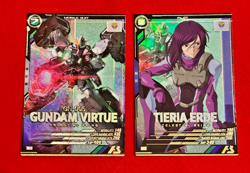 Gundam ARSENAL BASE Card TIERIA ERDE GUNDAM VIRTUE BANDAI JAPAN AB02-038.078(P) - Image 1