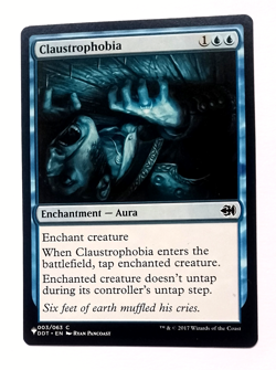 Magic The Gathering Duel Decks: Merfolk VS. Goblins: Claustrophobia Trading Card - Image 1