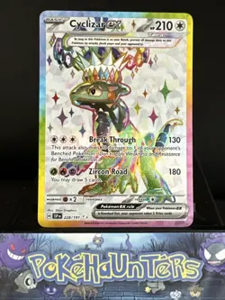 Pokemon Card Cyclizar EX 228/191 S&V Surging Sparks Holo Ultra Rare NM - Image 1