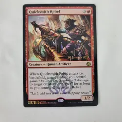 4x MTG FOIL Quicksmith Rebel Launch Promo NM Near Mint Magic the Gathering - Image 3