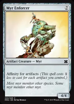 Myr Enforcer - Light Play MTG Modern Masters 2015 - Image 1