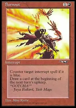 Burnout - Light Play MTG Alliances - Image 1