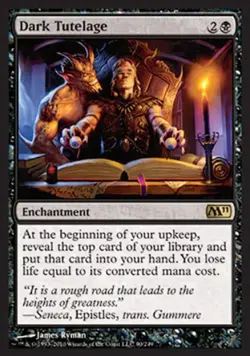 Dark Tutelage - Light Play MTG Magic 2011 Core Set - Image 1