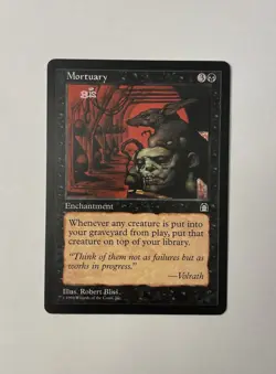 1x Mortuary Stronghold Magic the Gathering MTG Rare LP 1998 (A) - Image 1