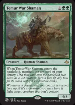Temur War Shaman - Light Play MTG Fate Reforged - Image 1