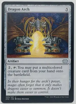 MTG Dragon Arch Double Masters 2022 Regular - Image 1