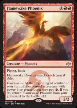 Flamewake Phoenix - Light Play MTG Fate Reforged - Image 1