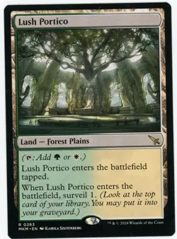 MTG - Lush Portico - MKM 0263 - Murders at Karlov Manor - Rare - Magic NM - Image 1