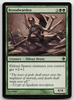 MTG Broodwarden U Rise of the Eldrazi 181 MP - Image 1