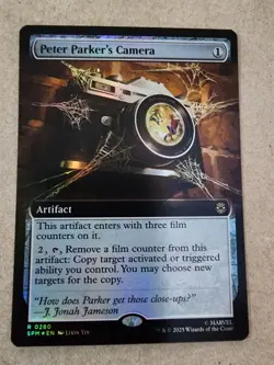 Peter Parker's Camera - #280 Foil (Extended Art) Marvel's Spider-Man - Mtg - Image 1